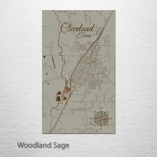 Cleveland, Texas Street Map