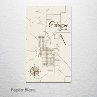 Coleman, Texas Street Map
