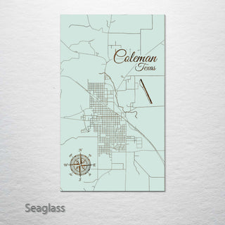 Coleman, Texas Street Map