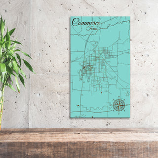 Commerce, Texas Street Map