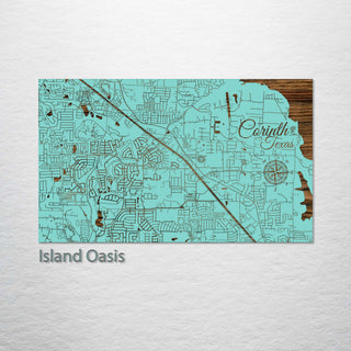 Corinth, Texas Street Map