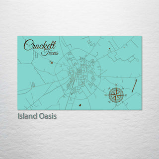 Crockett, Texas Street Map
