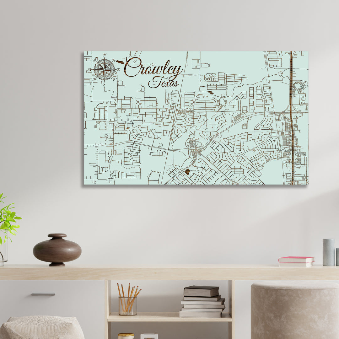 Crowley, Texas Street Map