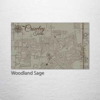 Crowley, Texas Street Map