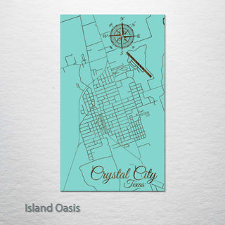 Crystal City, Texas Street Map