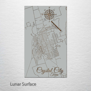 Crystal City, Texas Street Map