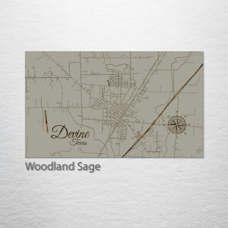 Devine, Texas Street Map