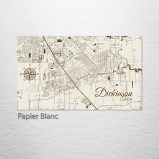 Dickinson, Texas Street Map