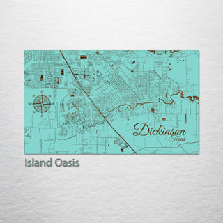Dickinson, Texas Street Map