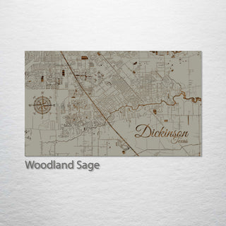 Dickinson, Texas Street Map