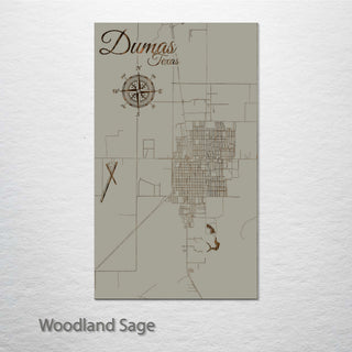 Dumas, Texas Street Map