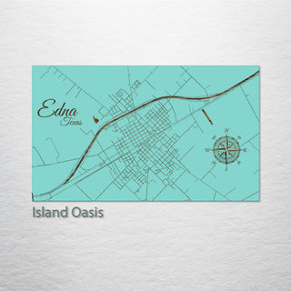 Edna, Texas Street Map