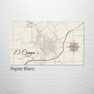 El Campo, Texas Street Map