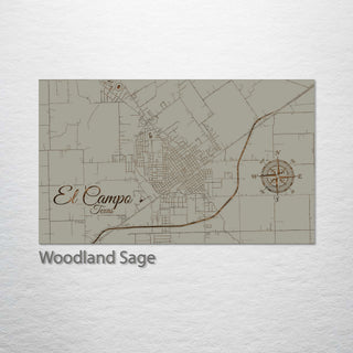El Campo, Texas Street Map