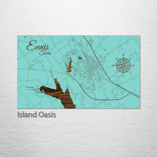 Ennis, Texas Street Map