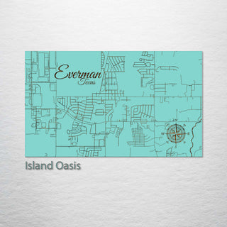 Everman, Texas Street Map