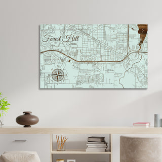 Forest Hill, Texas Street Map