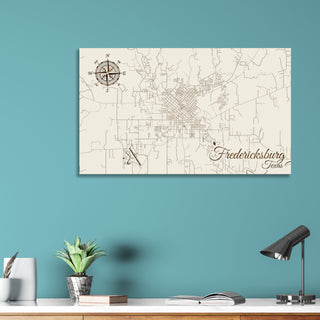Fredericksburg, Texas Street Map
