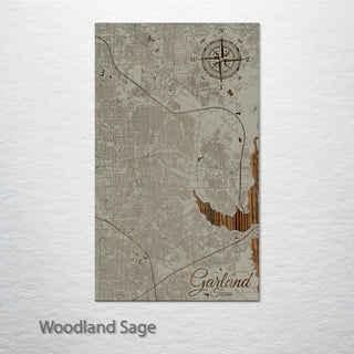 Garland, Texas Street Map