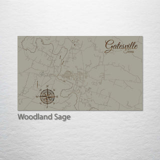 Gatesville, Texas Street Map