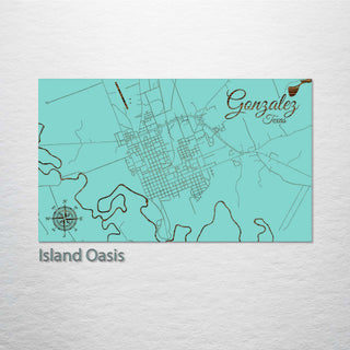Gonzales, Texas Street Map