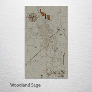 Greenville, Texas Street Map