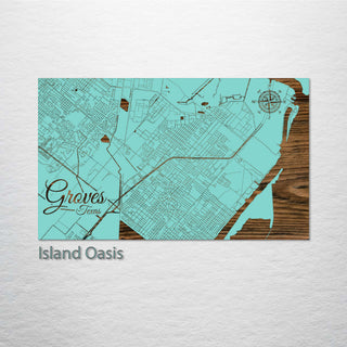 Groves, Texas Street Map