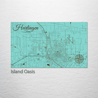 Harlingen, Texas Street Map