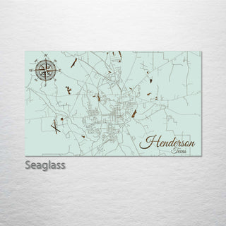 Henderson, Texas Street Map