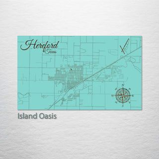 Hereford, Texas Street Map