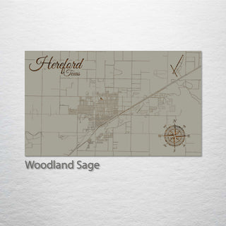 Hereford, Texas Street Map
