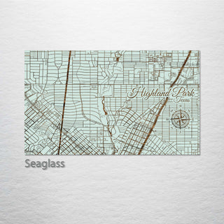 Highland Park, Texas Street Map