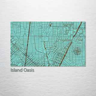 Highland Park, Texas Street Map