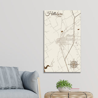 Hillsboro, Texas Street Map