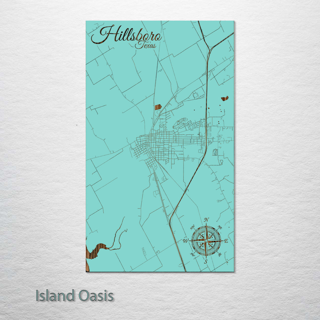Hillsboro, Texas Street Map