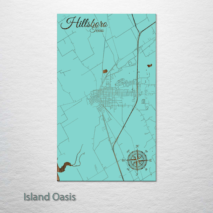 Hillsboro, Texas Street Map