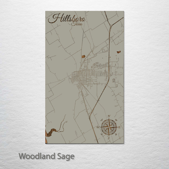 Hillsboro, Texas Street Map