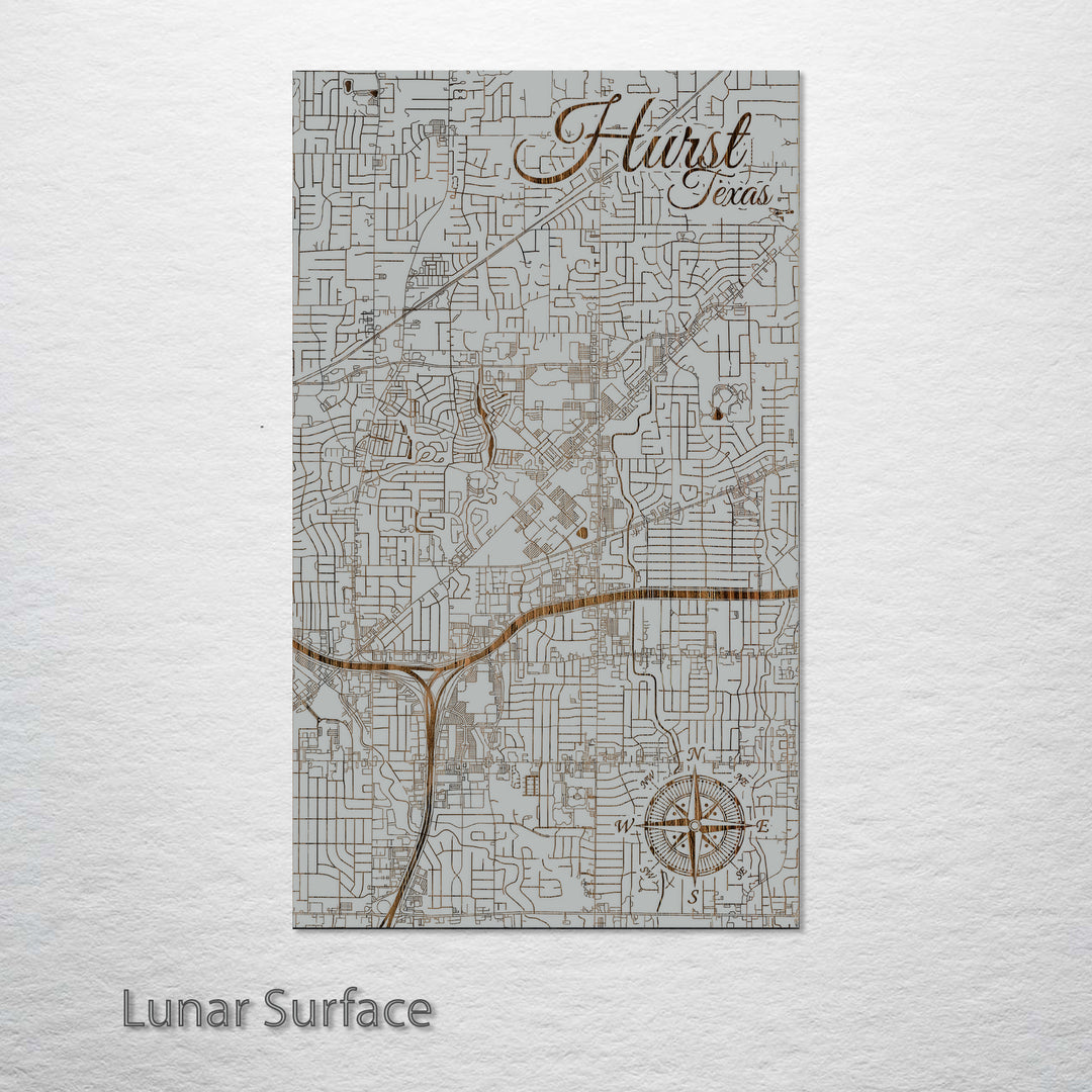 Hurst, Texas Street Map