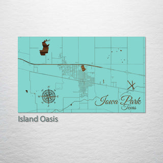 Iowa Park, Texas Street Map