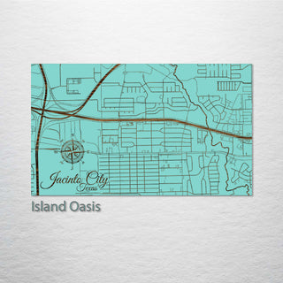 Jacinto City, Texas Street Map