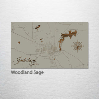 Jacksboro, Texas Street Map