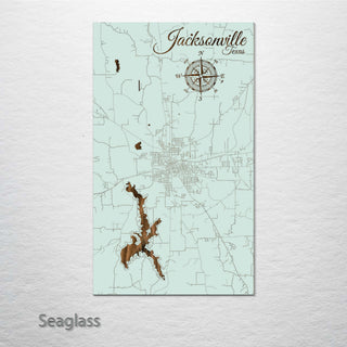 Jacksonville, Texas Street Map