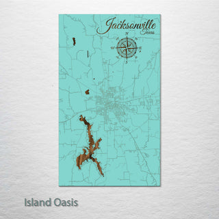 Jacksonville, Texas Street Map