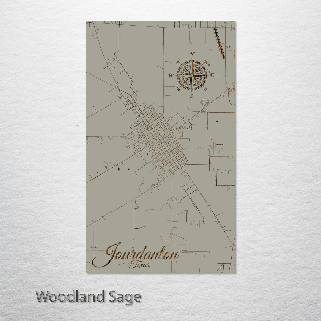 Jourdanton, Texas Street Map