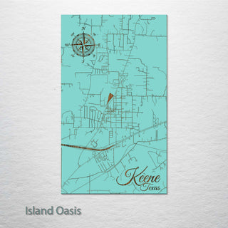 Keene, Texas Street Map