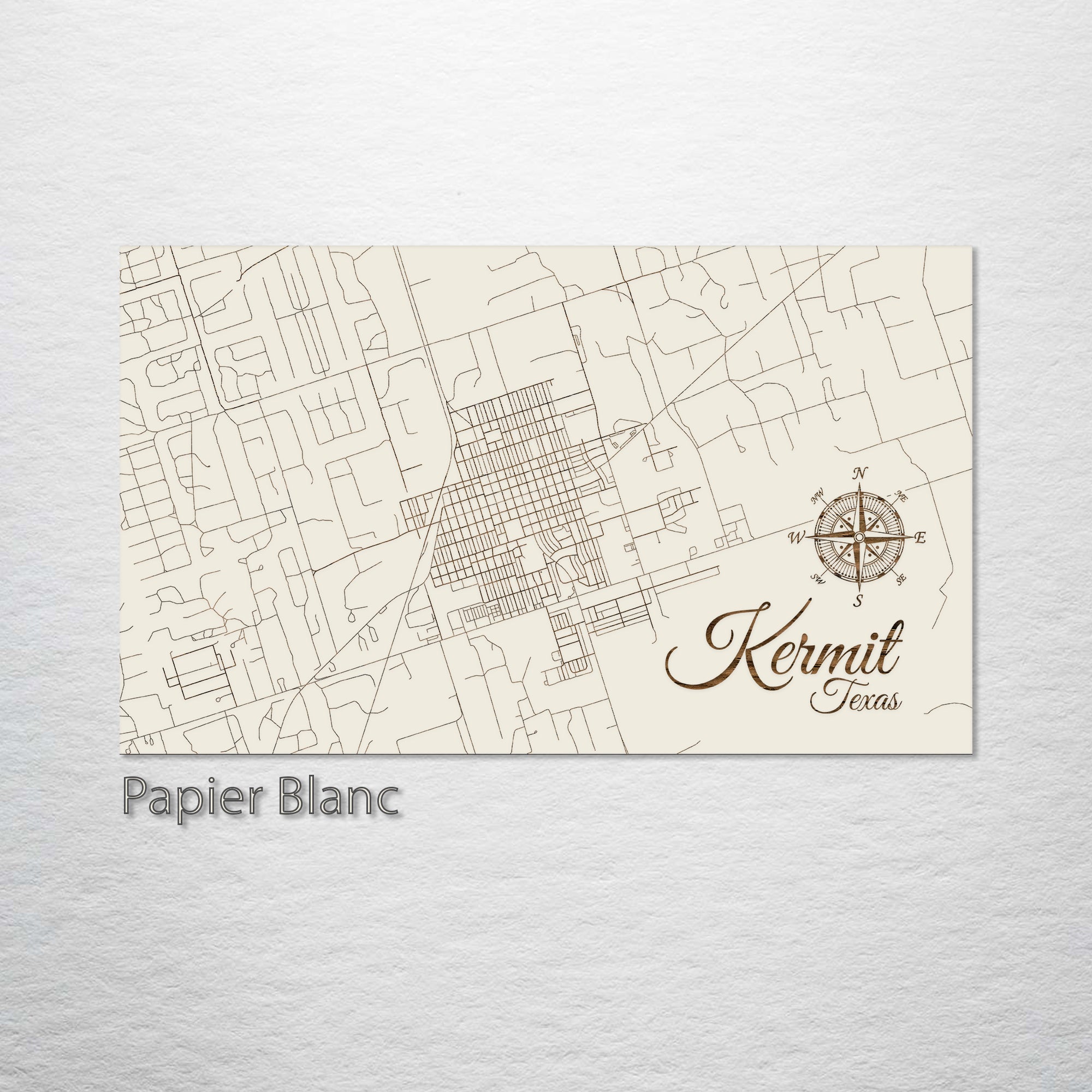 Kermit, Texas Street Map – Fire & Pine