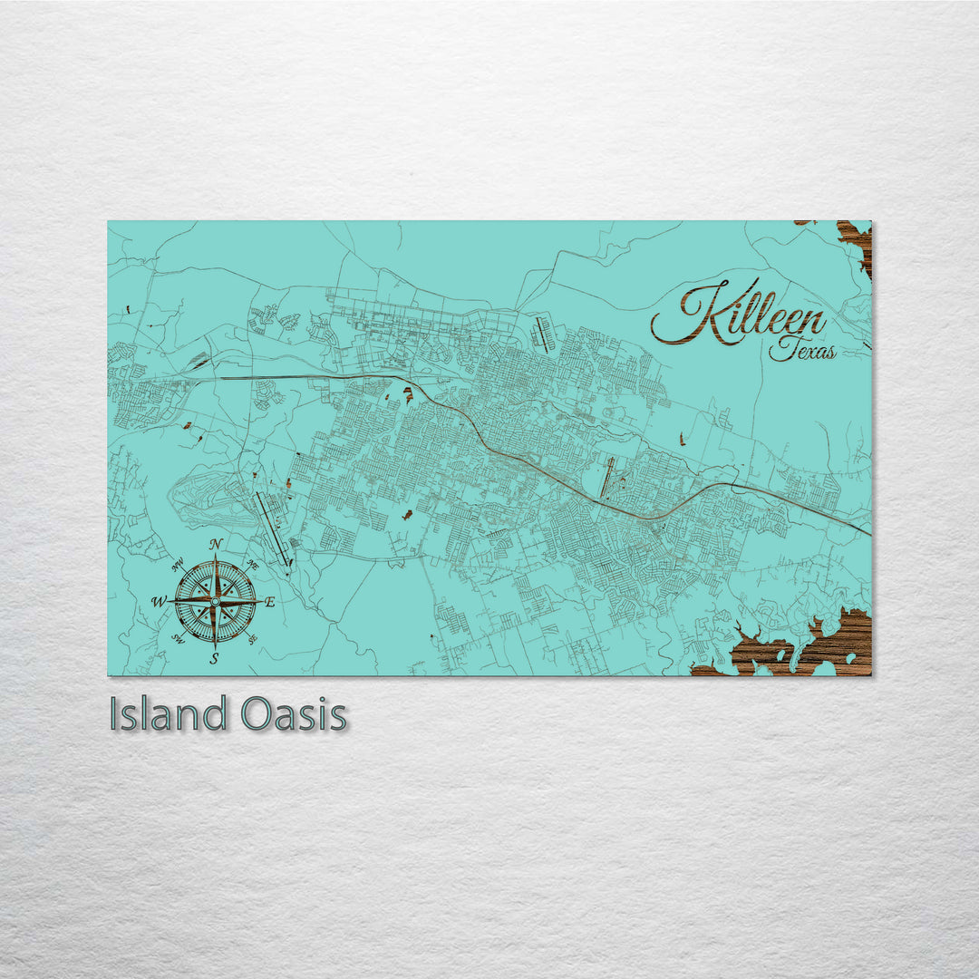 Killeen, Texas Street Map