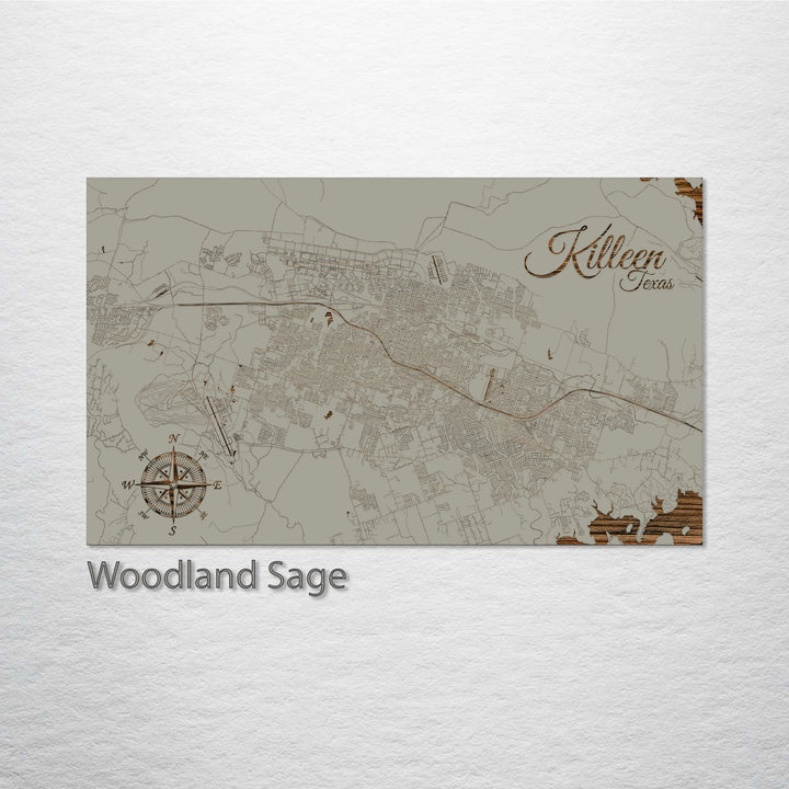 Killeen, Texas Street Map