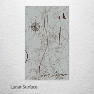 Lacy-Lakeview, Texas Street Map