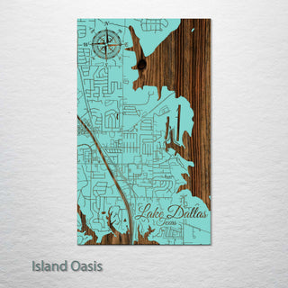 Lake Dallas, Texas Street Map